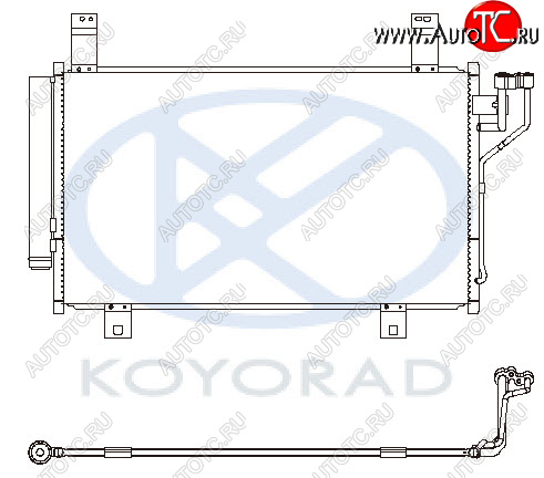 13 699 р. CX5 КОНДЕНСАТОР КОНДИЦ (KOYO) KOYORAD mzcx512-930  с доставкой в г. Кемерово
