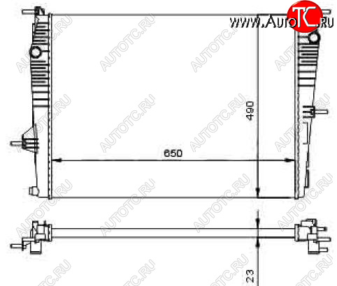 4 649 р. FLUENCE (KANGOO 08- MEGANE 09- SCENIC 09- ) РАДИАТОР ОХЛАЖДЕН MT (см.каталог) BODYPARTS rnflu10-910  с доставкой в г. Кемерово