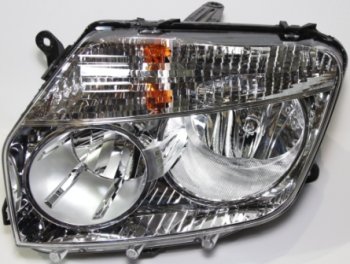 DUSTER ФАРА ЛЕВ ВНУТРИ ХРОМ С РЕГ.МОТОР (ориг.) BODYPARTS rndus10-002-l