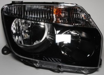 DUSTER ФАРА ПРАВ ВНУТРИ ЧЕРН С РЕГ.МОТОР (ориг.) BODYPARTS rndus10-003-r