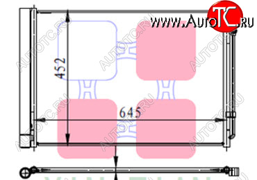 4 299 р. F10 КОНДЕНСАТОР КОНДИЦ (см.каталог) BODYPARTS bmf1010-931  с доставкой в г. Кемерово