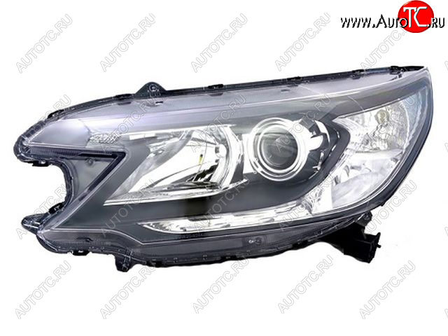 19 299 р. Левая фара (с электрокорректором, линзован) BodyParts Honda CR-V RM1,RM3,RM4 дорестайлинг (2012-2015)  с доставкой в г. Кемерово