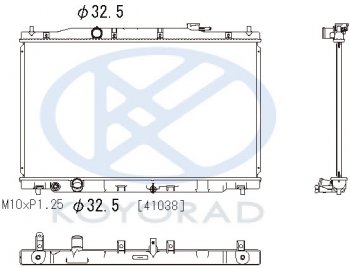 CR-V РАДИАТОР ОХЛАЖДЕН AT (KOYO) KOYORAD hdcrv12-910