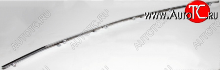 9 199 р. Молдинг решетки радиатора (пр-во Тайвань) API  Honda Accord  8 CU (2011-2013) седан рестайлинг (хром)  с доставкой в г. Кемерово