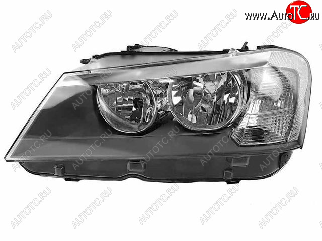 0 р. Левая фара (c электрокорректором) DEPO BMW X3 F25 дорестайлинг (2010-2014)  с доставкой в г. Кемерово