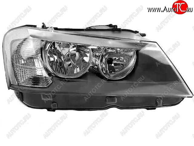 0 р. Правая фара (c электрокорректором) DEPO BMW X3 F25 дорестайлинг (2010-2014)  с доставкой в г. Кемерово