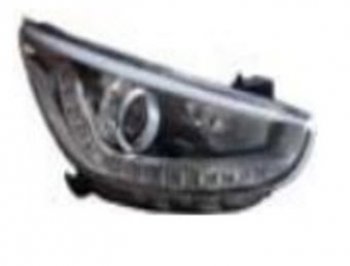 Правая фара (корректор, ДХО) BODYPARTS Hyundai Solaris  RBr (2010-2014) седан дорестайлинг