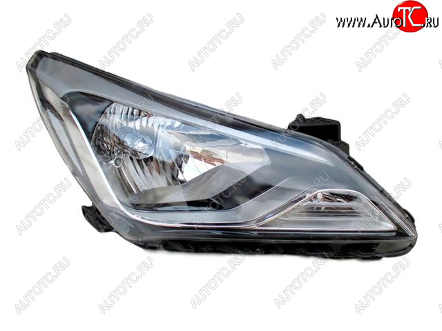 11 349 р. Правая фара (под корректор) DEPO  Hyundai Solaris  RBr (2014-2017) седан рестайлинг  с доставкой в г. Кемерово