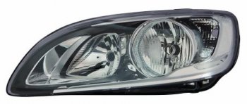 Левая фара (c электрокорректором) DEPO Volvo S60  FS седан (2013-2018) рестайлинг (диодная)