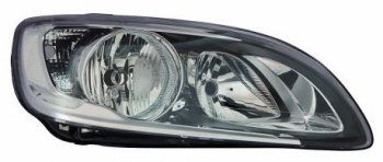 Правая фара (c электрокорректором, диодная) DEPO Volvo S60  FS седан (2013-2018) рестайлинг
