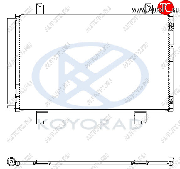 6 999 р. LS460600hL КОНДЕНСАТОР КОНДИЦ (KOYO) KOYORAD lxls407-930  с доставкой в г. Кемерово