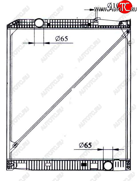 29 599 р. ACTROS (1015 x 818 mm) РАДИАТОР ОХЛАЖДЕН (см.каталог) BODYPARTS mdact96-911  с доставкой в г. Кемерово