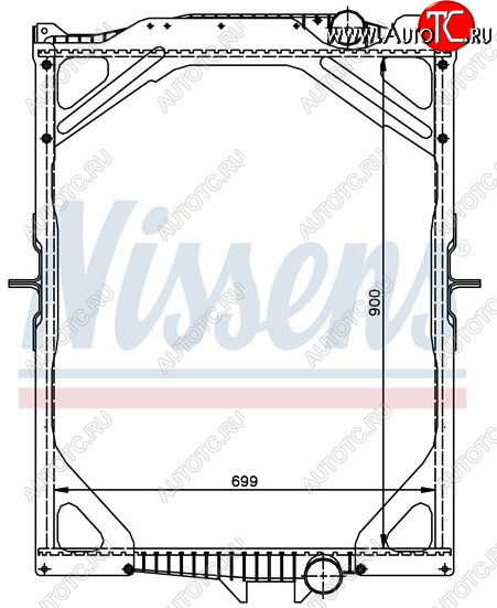12 699 р. FHFM (900 x 728 mm) РАДИАТОР ОХЛАЖДЕН (см.каталог) BODYPARTS vv0fh97-910  с доставкой в г. Кемерово