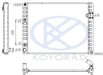 16 249 р. FX35 {EX35 09-} РАДИАТОР ОХЛАЖДЕН AT (KOYO) KOYORAD ifx3508-910  с доставкой в г. Кемерово. Увеличить фотографию 1