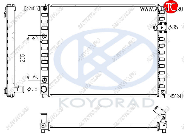 16 249 р. FX35 {EX35 09-} РАДИАТОР ОХЛАЖДЕН AT (KOYO) KOYORAD ifx3508-910  с доставкой в г. Кемерово