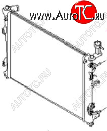 8 349 р. CERATO РАДИАТОР ОХЛАЖДЕН AT BODYPARTS kacet09-910  с доставкой в г. Кемерово