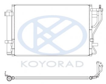 CERATO КОНДЕНСАТОР КОНДИЦ (KOYO) KOYORAD kacet09-932