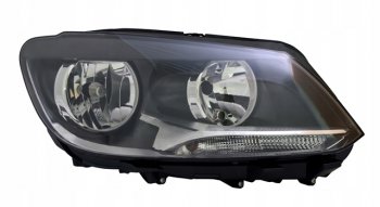 Правая фара (c электрокорректором) DEPO Volkswagen Polo  5 (2009-2015) седан дорестайлинг