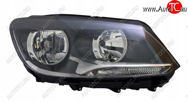 10 749 р. Правая фара (c электрокорректором) DEPO  Volkswagen Polo  5 (2009-2015) седан дорестайлинг  с доставкой в г. Кемерово
