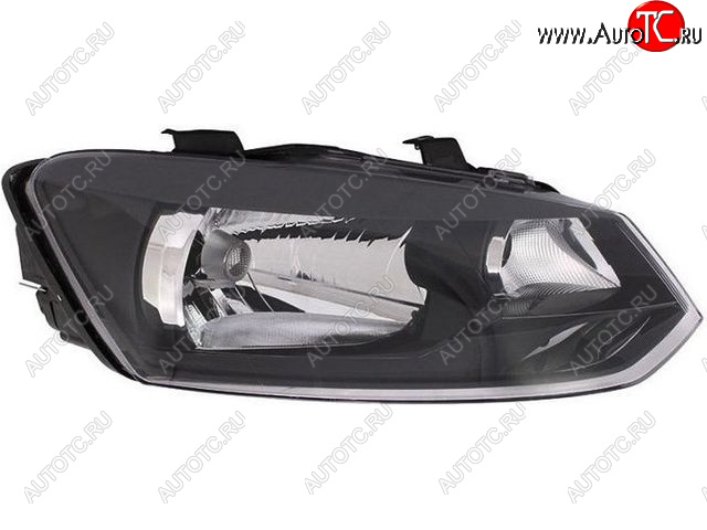 8 549 р. Правая фара (c электрокорректором) DEPO  Volkswagen Polo  5 (2009-2015) седан дорестайлинг  с доставкой в г. Кемерово