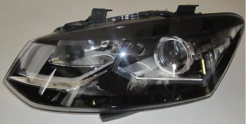 Левая фара (диодная) BODYPARTS Volkswagen Polo  5 (2009-2015) седан дорестайлинг