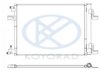 CRUZE {ORLANDO 10-ASTRA 09- } КОНДЕНСАТОР КОНДИЦ (KOYO) KOYORAD cvcrz09-930