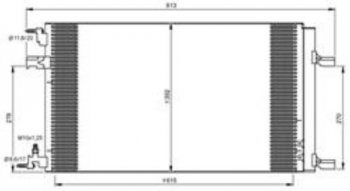 CRUZE (ORLANDO 10-ASTRA 09- ZAFIRA 11-INSIGNIA 08-) КОНДЕНСАТОР КОНДИЦ BODYPARTS cvcrz09-932