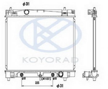 6 849 р. YARIS РАДИАТОР ОХЛАЖДЕН AT (KOYO) KOYORAD tyyas06-911  с доставкой в г. Кемерово. Увеличить фотографию 1