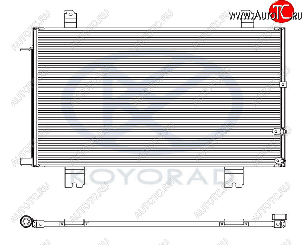 7 349 р. GS300 КОНДЕНСАТОР КОНДИЦ (KOYO) KOYORAD lx30005-930  с доставкой в г. Кемерово