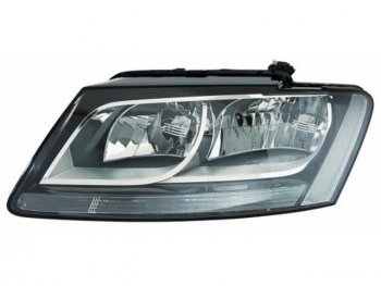 Левая фара (c электрокорректором) DEPO Audi Q5  8R (2008-2012) дорестайлинг