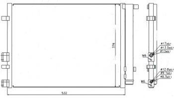 I20 КОНДЕНСАТОР КОНДИЦ BODYPARTS hni2009-930