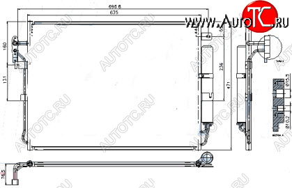 5 699 р. DISCOVERY (RANGE ROVER SPORT 05-) КОНДЕНСАТОР КОНДИЦ 2.7 (турбодизель) (см.каталог) BODYPARTS lrdis04-931  с доставкой в г. Кемерово