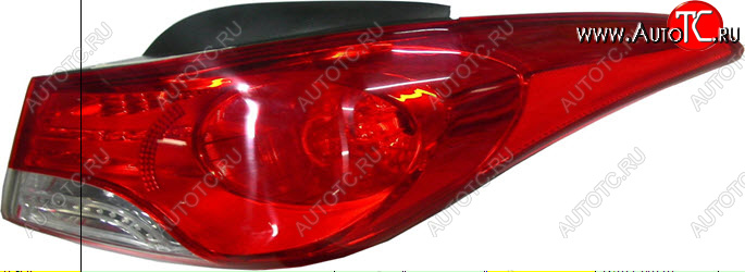 5 499 р. Правый фонарь DEPO  Hyundai Elantra  MD (2010-2013) дорестайлинг  с доставкой в г. Кемерово