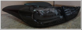 AVANTE {ELANTRA 10-} ФОНАРЬ ЗАДН ВНЕШН+ВНУТР Л+П (КОМПЛЕКТ) ТЮНИНГ ТОНИР С ДИОД (EAGLE EYES) ВНУТРИ ХРОМ EAGLE EYES hnava10-761h-n