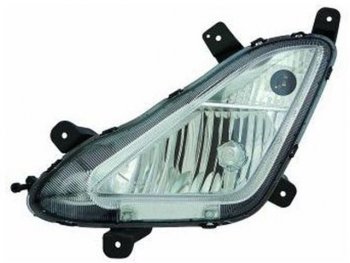 Противотуманная фара левая DEPO Hyundai Elantra  MD (2010-2013) дорестайлинг (+ходовые огни)