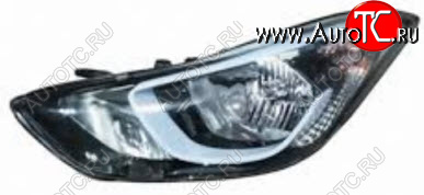 11 699 р. Левая фара (под корректор) DEPO  Hyundai Elantra  MD (2013-2016) рестайлинг  с доставкой в г. Кемерово