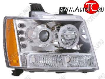 28 799 р. TAHOE {SUBURBAN  AVALANCHE (07-11)} ФАРА Л+П (КОМПЛЕКТ) ТЮНИНГ ЛИНЗОВАН С СВЕТЯЩ ОБОДК С ДИОД БЕЗ КОРРЕКТОР (EAGLE EYES) ВНУТРИ ХРОМ EAGLE EYES cvtah07-000h-n  с доставкой в г. Кемерово