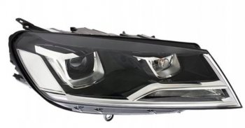 Правая фара (c электрокорректором, ксенон) DEPO Volkswagen Touareg  NF (2014-2018) рестайлинг