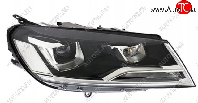 29 199 р. Правая фара (c электрокорректором, ксенон) DEPO  Volkswagen Touareg  NF (2014-2018) рестайлинг  с доставкой в г. Кемерово