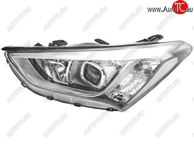 20 599 р. Левая фара (под корректор, диодная) BodyParts Hyundai Santa Fe DM дорестайлинг (2012-2016)  с доставкой в г. Кемерово