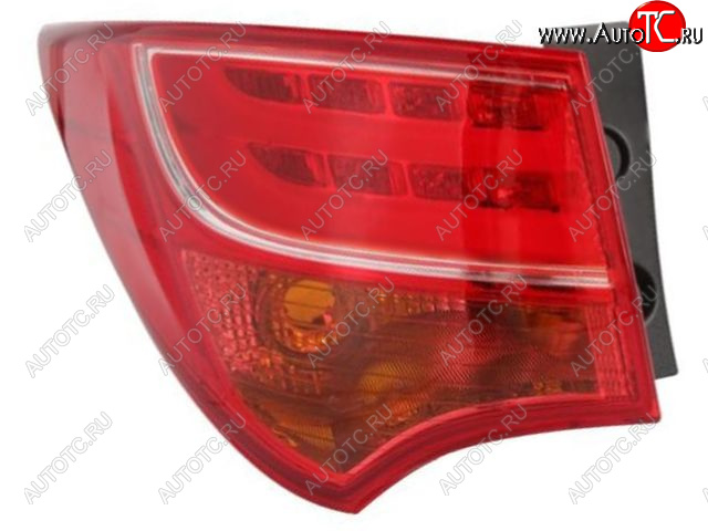 17 449 р. Левый фонарь (диодная) DEPO Hyundai Santa Fe DM дорестайлинг (2012-2016)  с доставкой в г. Кемерово