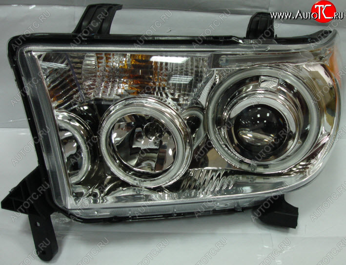 37 599 р. SEQUOIA {TUNDRA} ФАРА Л+П (КОМПЛЕКТ) ТЮНИНГ ЛИНЗОВАН С СВЕТЯЩ ОБОДК , ДИОД (EAGLE EYES) ВНУТРИ ХРОМ EAGLE EYES tyset07-001h-n  с доставкой в г. Кемерово