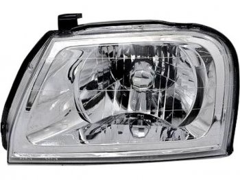 Фара в сборе левая DEPO Mitsubishi L200  3 K6T-K7T (1996-2005) дорестайлинг