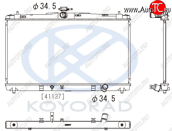 4 649 р. CAMRY РАДИАТОР ОХЛАЖДЕН AT KOYORAD tycam11-910  с доставкой в г. Кемерово
