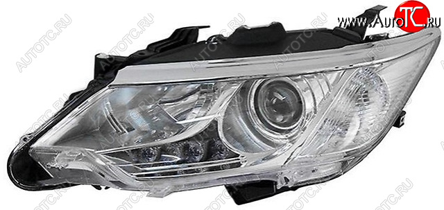 21 999 р. Левая фара (с электрокорректором, линзован) Bodyparts Toyota Camry XV50 дорестайлинг (2011-2014)  с доставкой в г. Кемерово