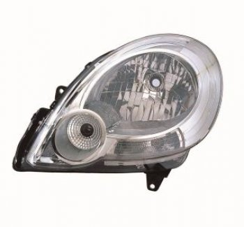 Левая фара (под корректор) DEPO Renault Kangoo  KW0 (2008-2013) дорестайлинг