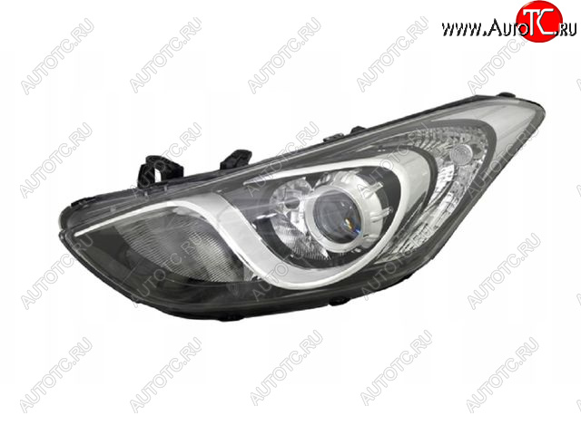 16 599 р. Левая фара (с электрокорректором, линзован) BodyParts  Hyundai I30 2 GD дорестайлинг, хэтчбэк 5 дв. (2011-2015)  с доставкой в г. Кемерово