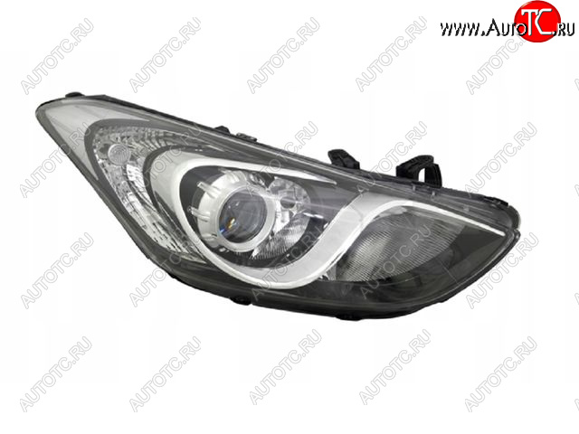 16 599 р. Правая фара (с электрокорректором, линзован) BodyParts Hyundai I30 2 GD дорестайлинг, хэтчбэк 5 дв. (2011-2015)  с доставкой в г. Кемерово