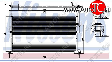 5 999 р. MONDEO {670x361mm} КОНДЕНСАТОР КОНДИЦ (NISSENS) (AVA) (см.каталог) NISSENS fdmon00-930  с доставкой в г. Кемерово
