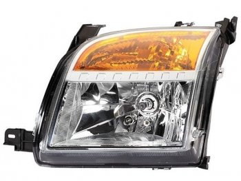 Левая фара (c электрокорректором) DEPO Ford Fusion  1 (2005-2012)  рестайлинг, хэтчбэк